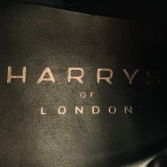 HARRYS OF LONDON Size 8 Griffen Black Nubuck Leather Lace-Up Boots main image 5